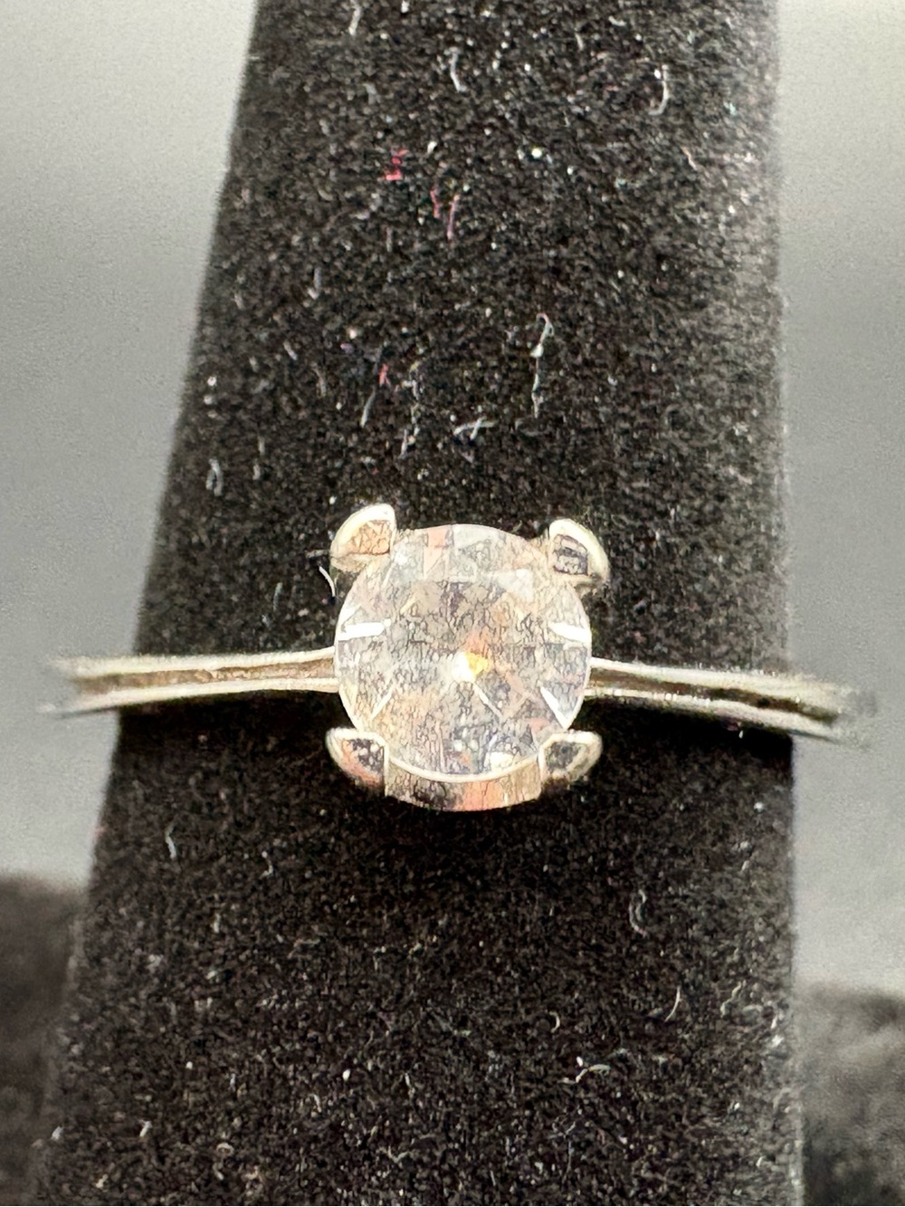 Solitaire CZ Ring